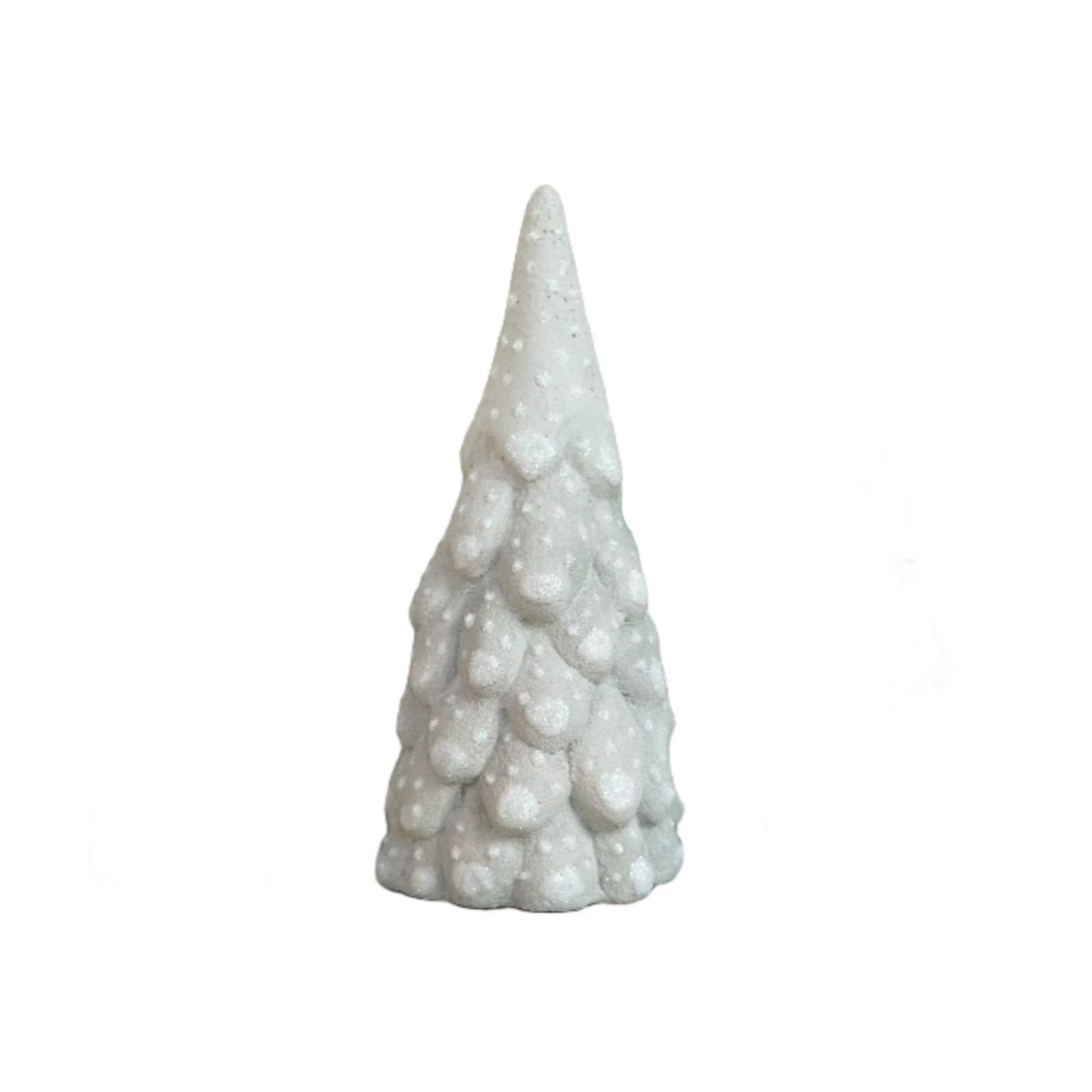 Arborvitae Cement Tree in cream. Love Nene cement Christmas Trees.