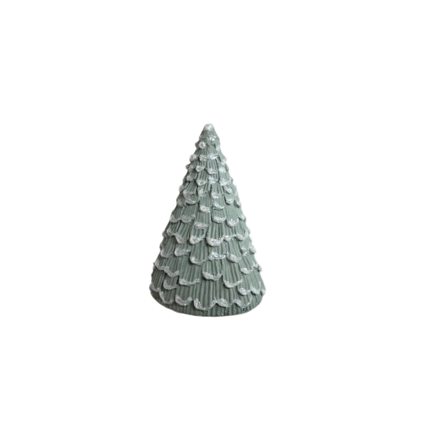 Cedar Cement Tree in light green. Love Nene concrete trees.