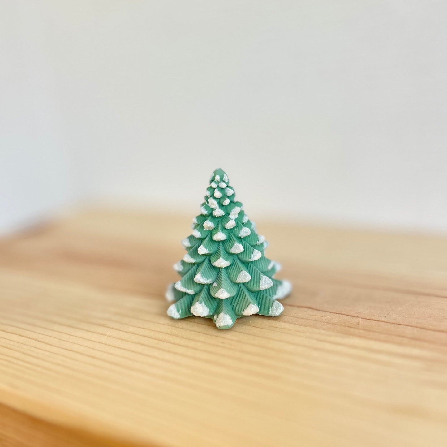 Douglas Fir Cement Tree in green. Small Concrete Christmas Tree decor.