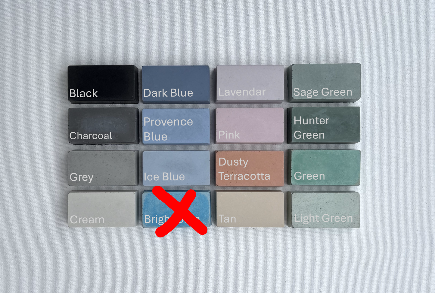 Love Nene Cement Color options