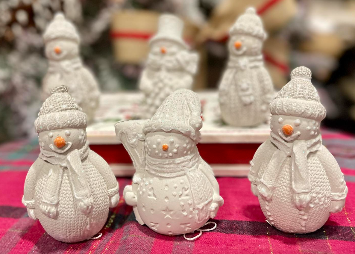 Cement Frosty Snowman