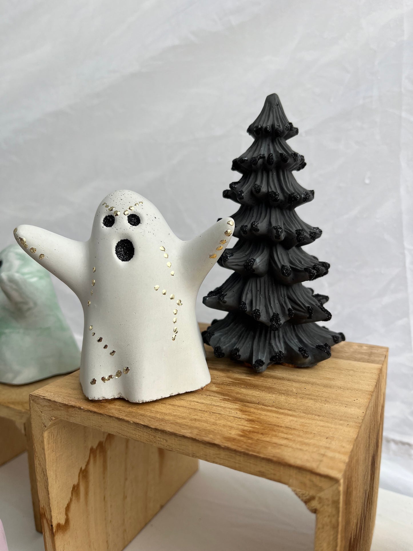 Halloween Cement Tree