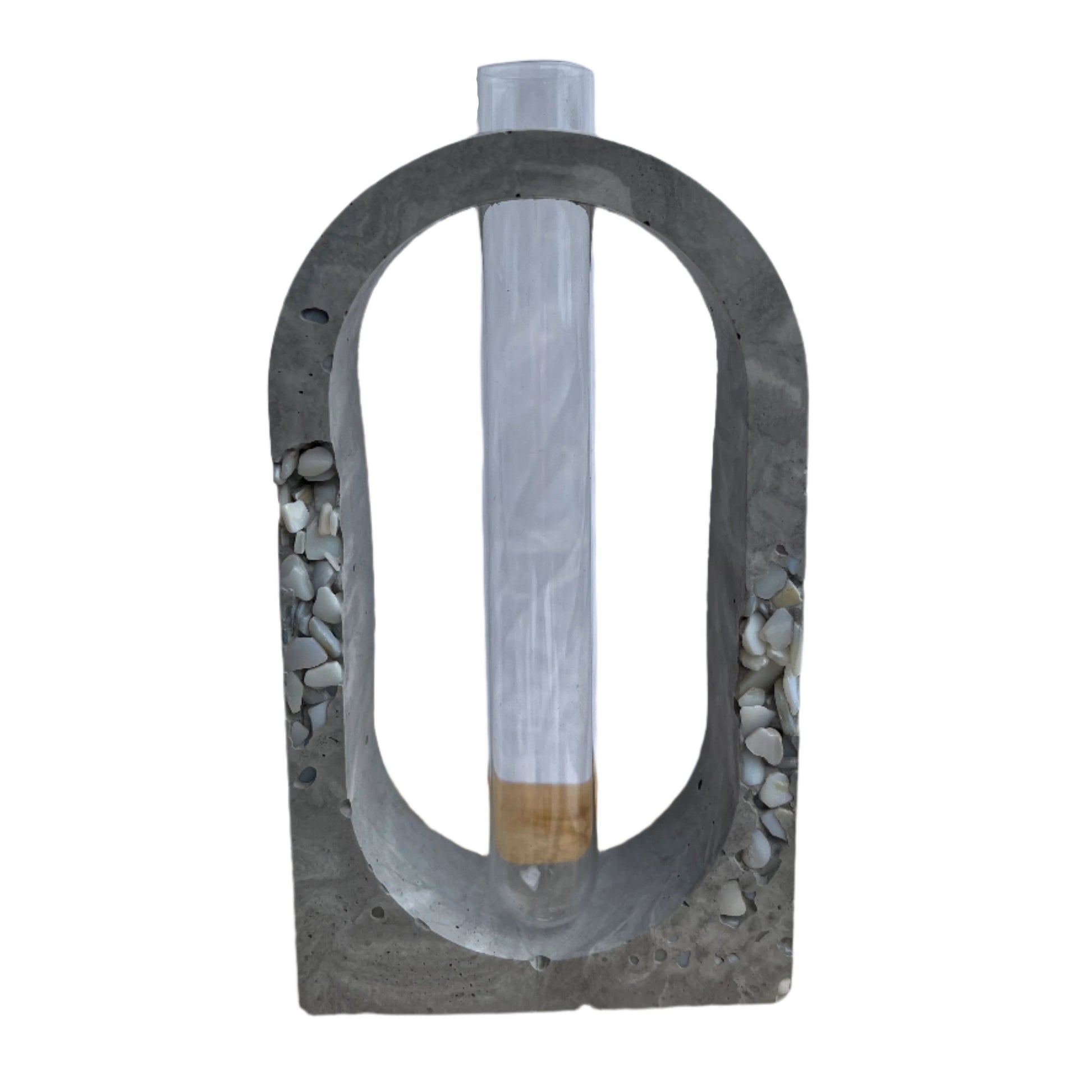 Arch Propagation Station in Charcoal and Grey Marbled with Shell Feature. Arch Propagation Stations by Love Nene.