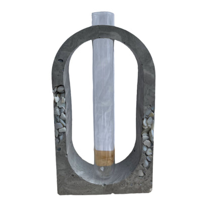 Arch Propagation Station in Charcoal and Grey Marbled with Shell Feature. Arch Propagation Stations by Love Nene.