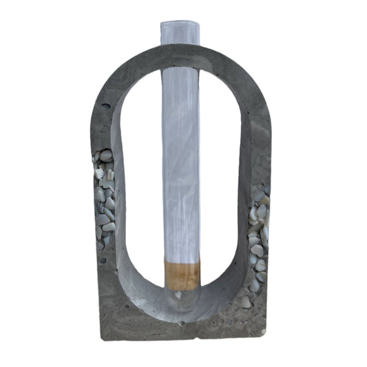 Arch Propagation Station in Charcoal and Grey Marbled with Shell Feature. Arch Propagation Stations by Love Nene.