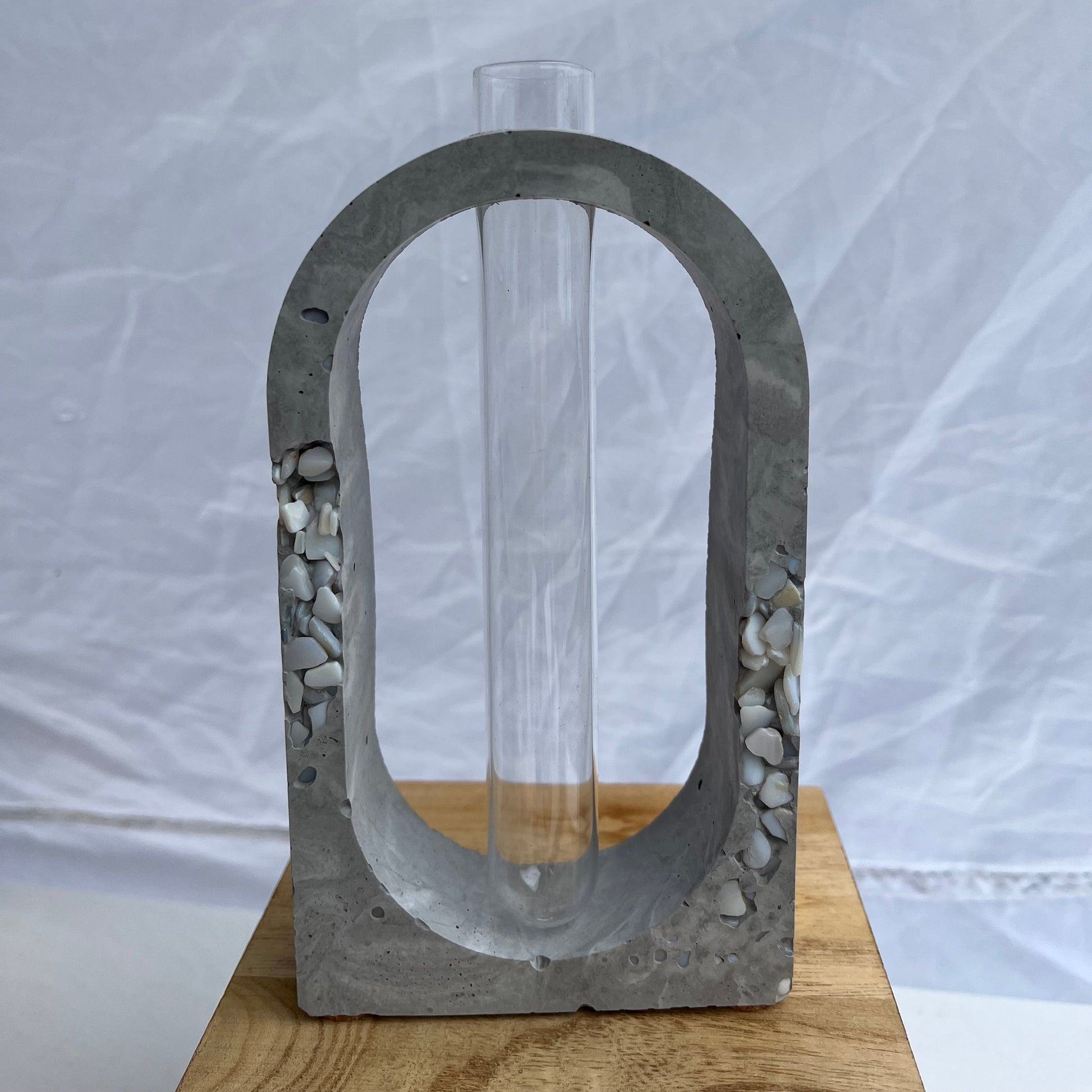 Arch Propagation Station in Charcoal and Grey Marbled with Shell Feature. Arch Propagation Stations by Love Nene.