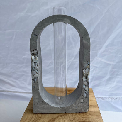 Arch Propagation Station in Charcoal and Grey Marbled with Shell Feature. Arch Propagation Stations by Love Nene.