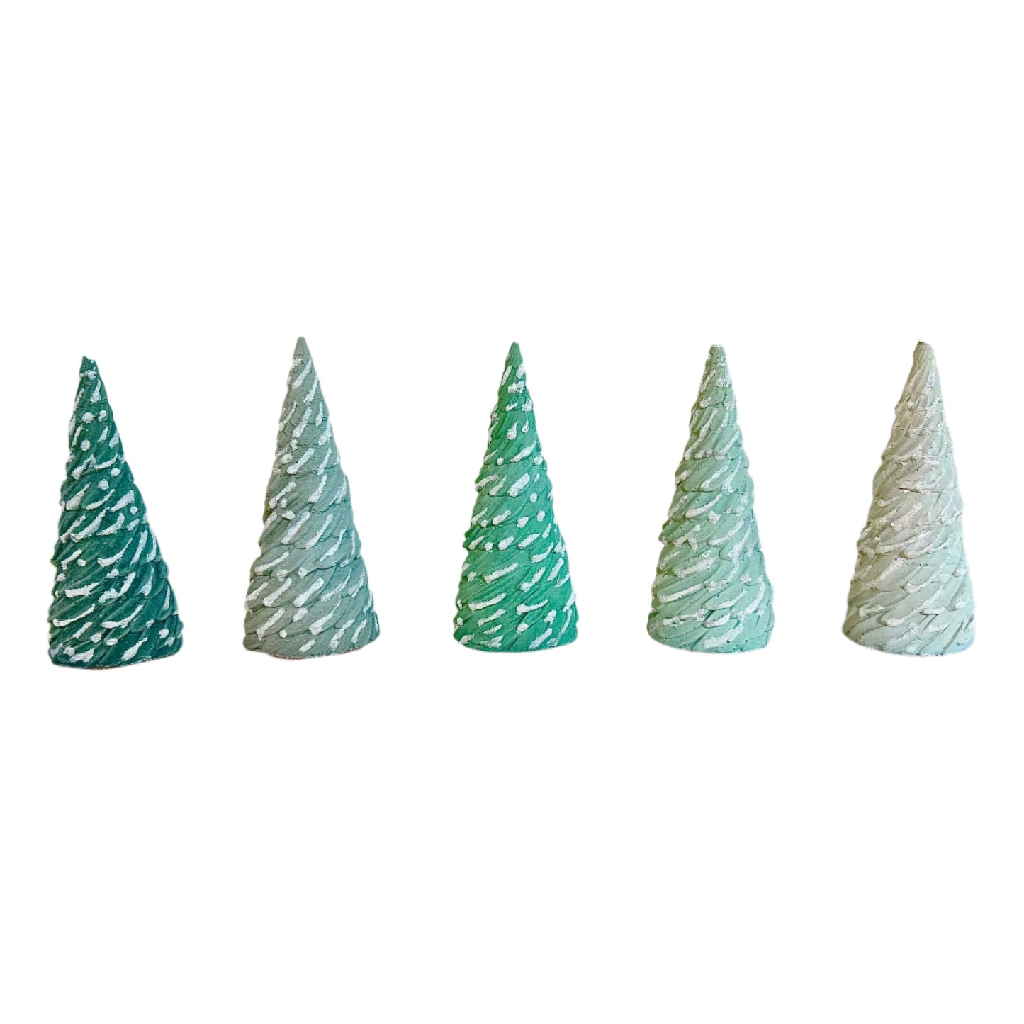 Scotch Pine Cement Christmas Trees. Love Nene Concrete Christmas Trees. 