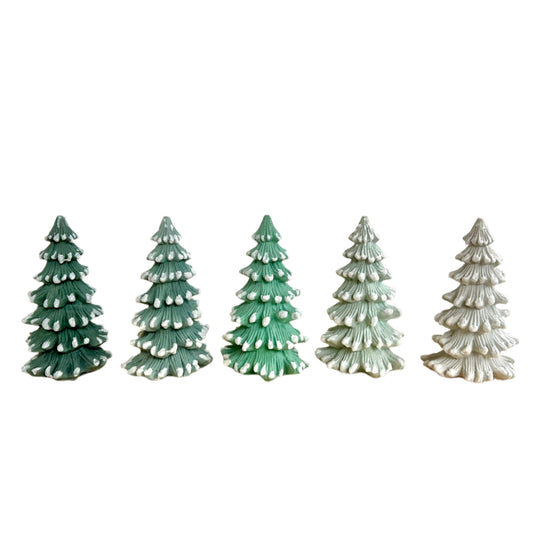 Balsam fir Cement Trees. Small Concrete Christmas Tree decor by Love Nene.