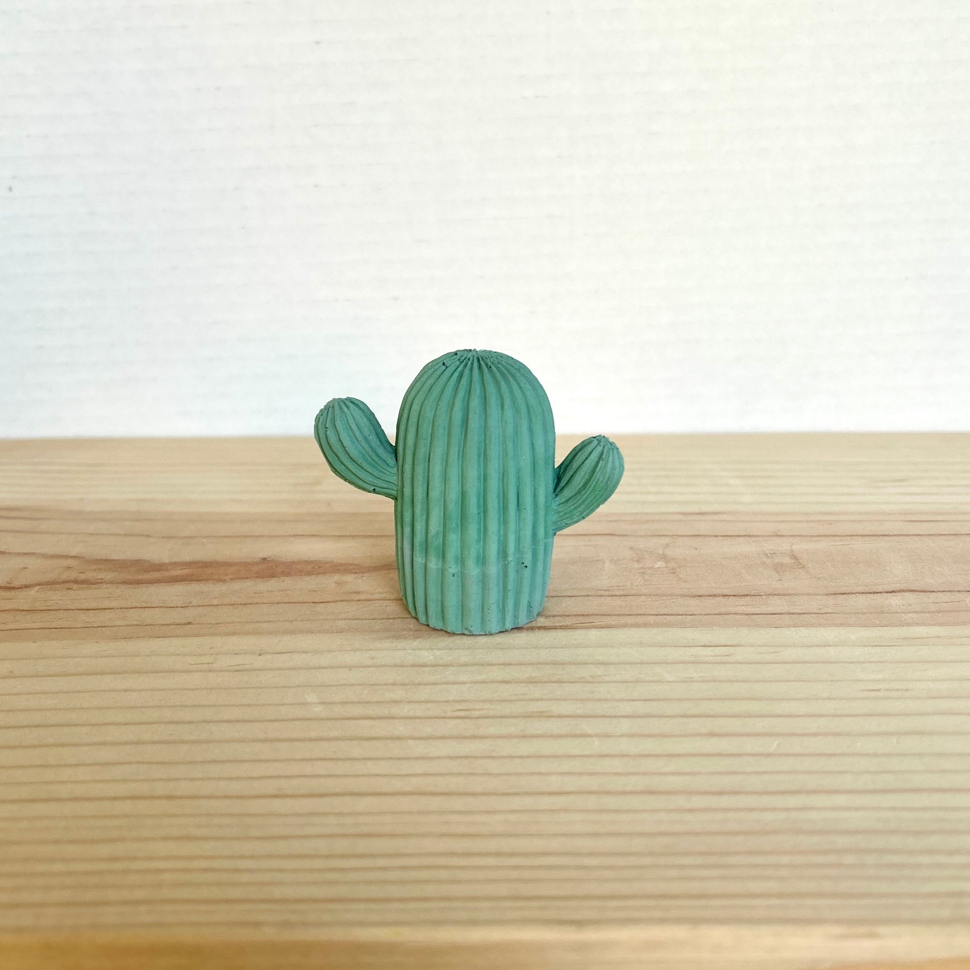 Cement cactus figurine in green. Love Nene concrete home decor and accessories.