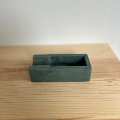 Concrete Cigar Holder in hunter green. Love Nene Concrete Cigar Holders.