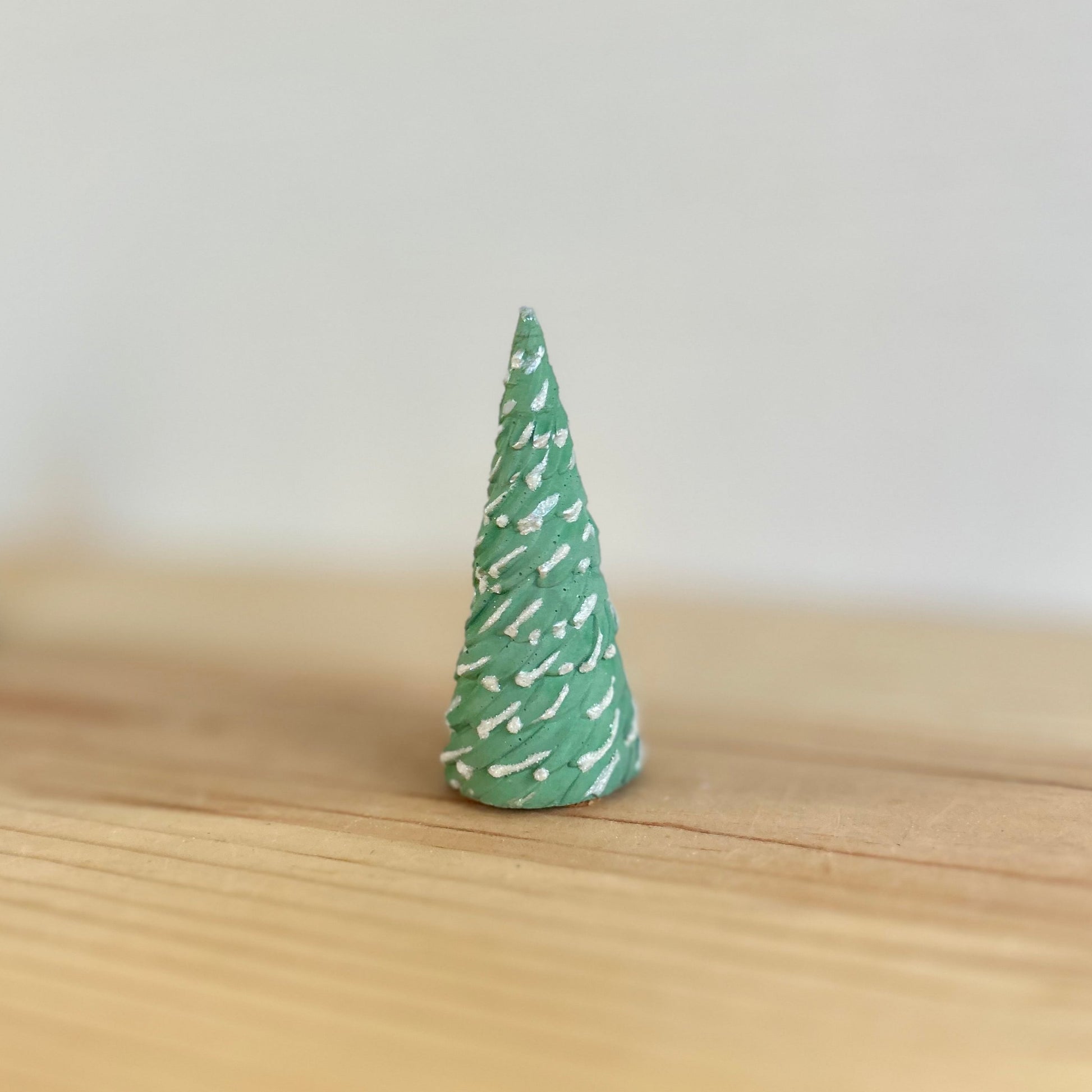 Scotch Pine Cement Tree in green. Love Nene Concrete Christmas Tree decor. 