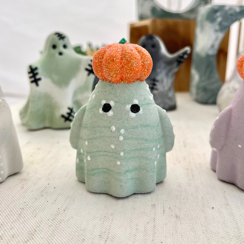 Pumpkinhead Ghost Figurine