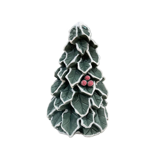 Love Nene Handmade Cement Holly Berry Christmas Tree