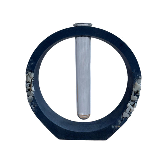 Round Propagation Station with Shell Details in Dark Blue.  Love Nene Propagation Stations.