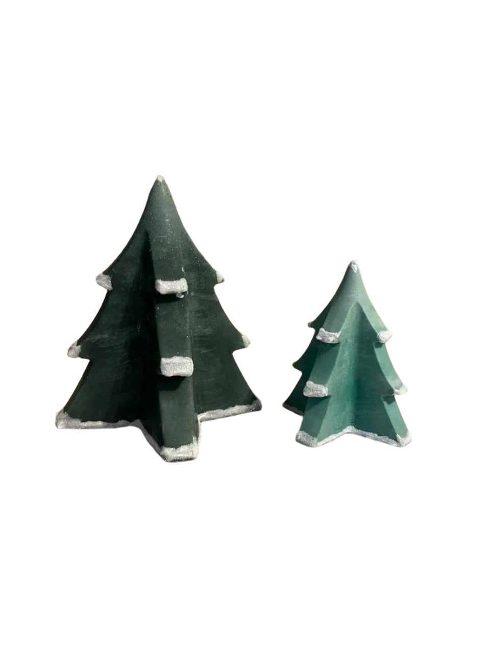 Cement Evergreen Tree Decor