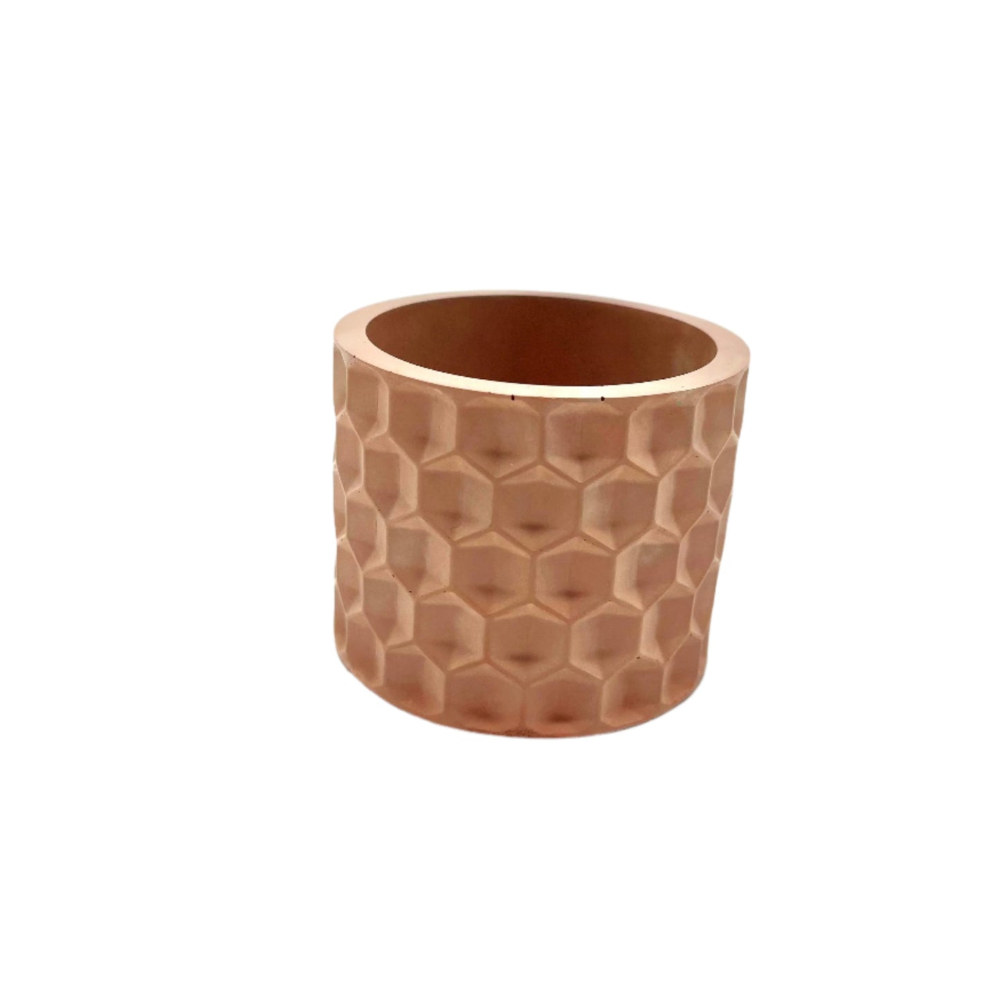 Honeycomb planter in terracotta. Love Nene cement planters.