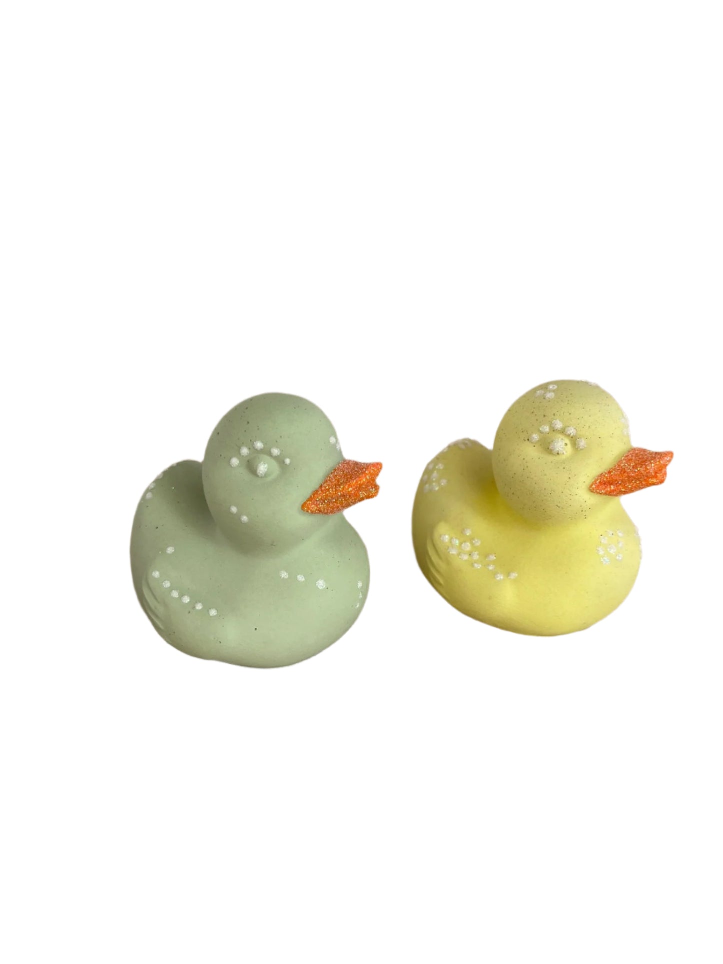 Cement Rubber Ducky Figurine