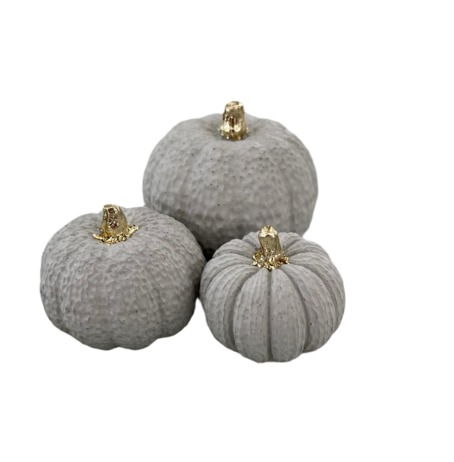Halloween small set of pumpkins in Cream.
